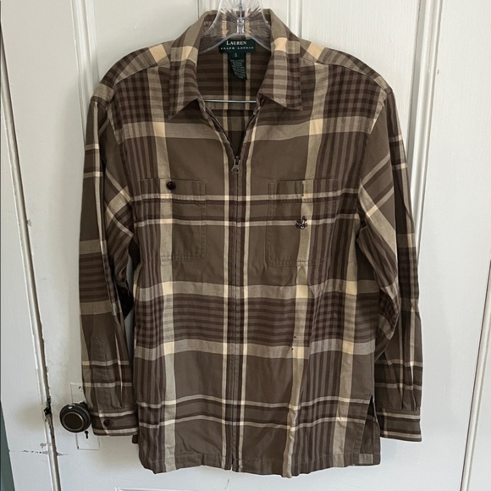 Ralph Lauren Brown Plaid Men's Shirt